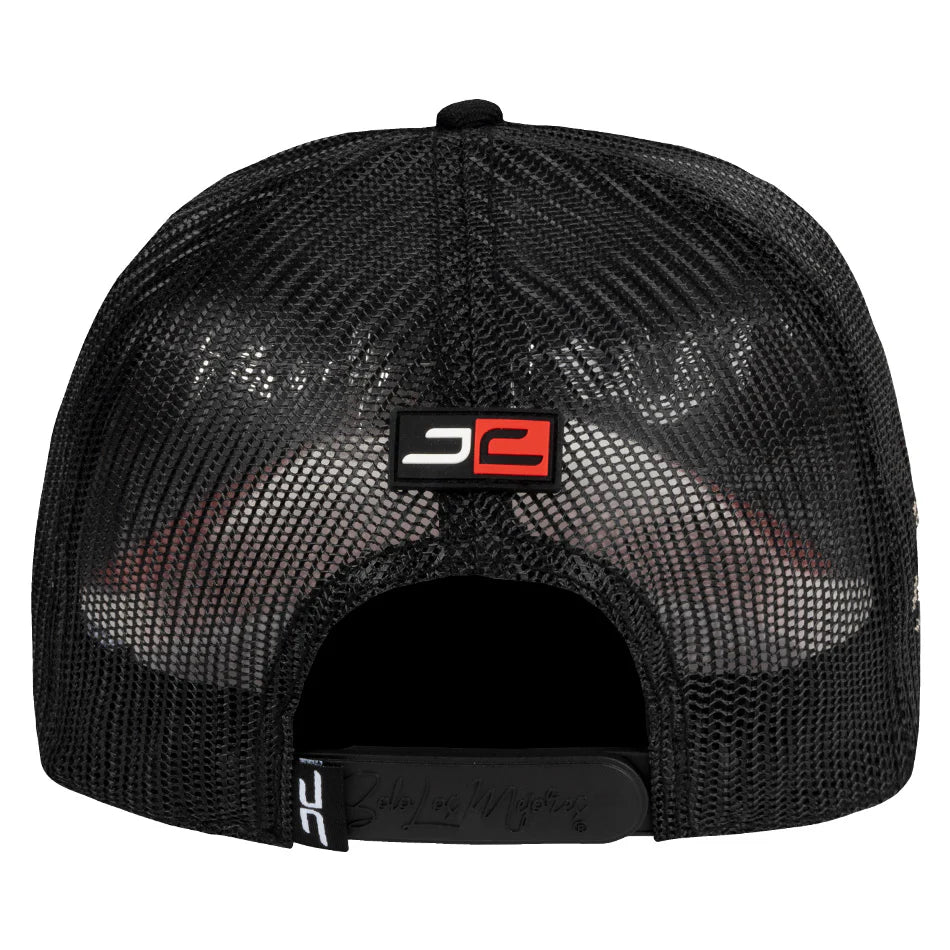 JC HATS - ROCKSTAR BLACK & WHITE