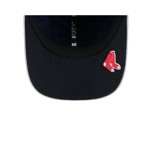 New Era Red Sox 9-Forty Gris M-Crown